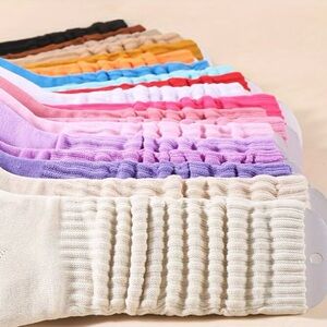 Colorful Ruffled Socks - 14 Pairs